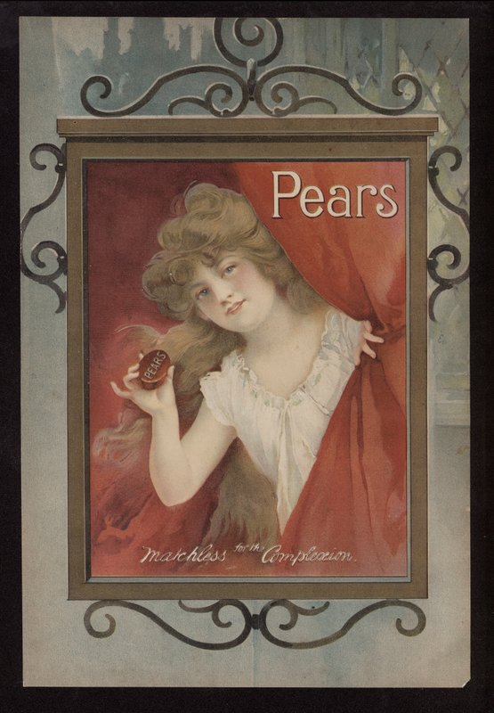 Werbung für Pears Seife von English School