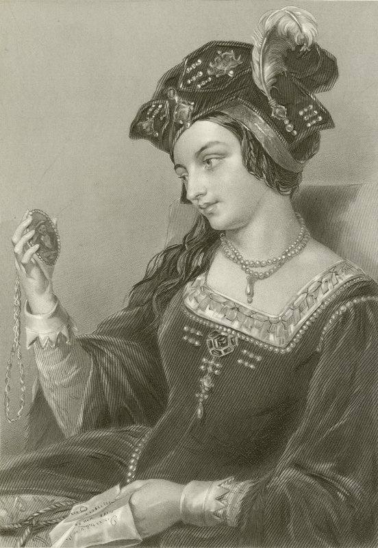 Anne Boleyn, zweite Frau von König Heinrich VIII. von English School
