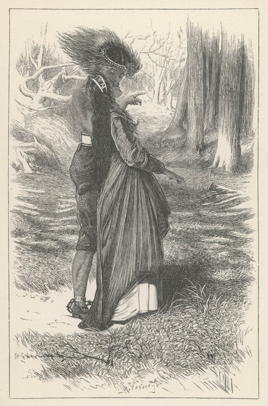 Aphra Behn, Oroonoko und Imoinde (Stich) von English School