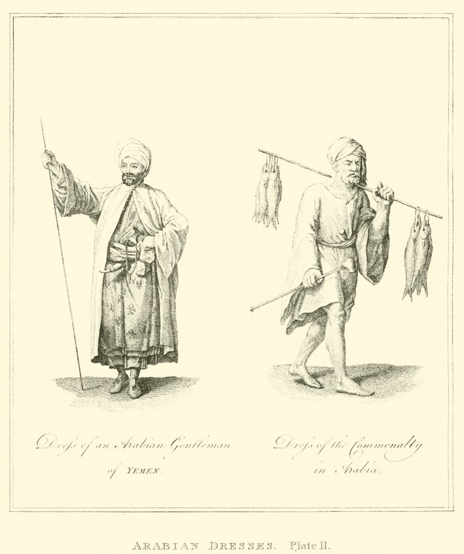 Arabische Kleider (Stich) von English School