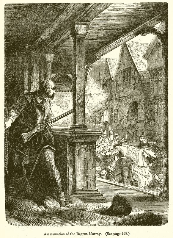 Ermordung des Regenten Murray von English School