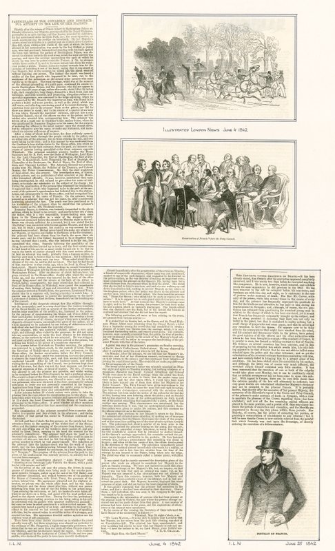 Attentat auf Königin Victoria, 1842 von English School