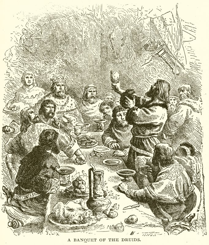Bankett der Druiden von English School
