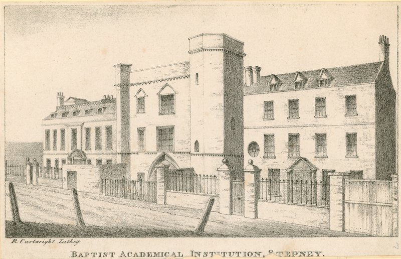 Baptistische Akademische Institution, Stepney, London von English School