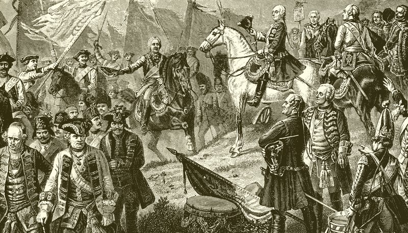 Schlacht bei Hohenfriedberg von English School