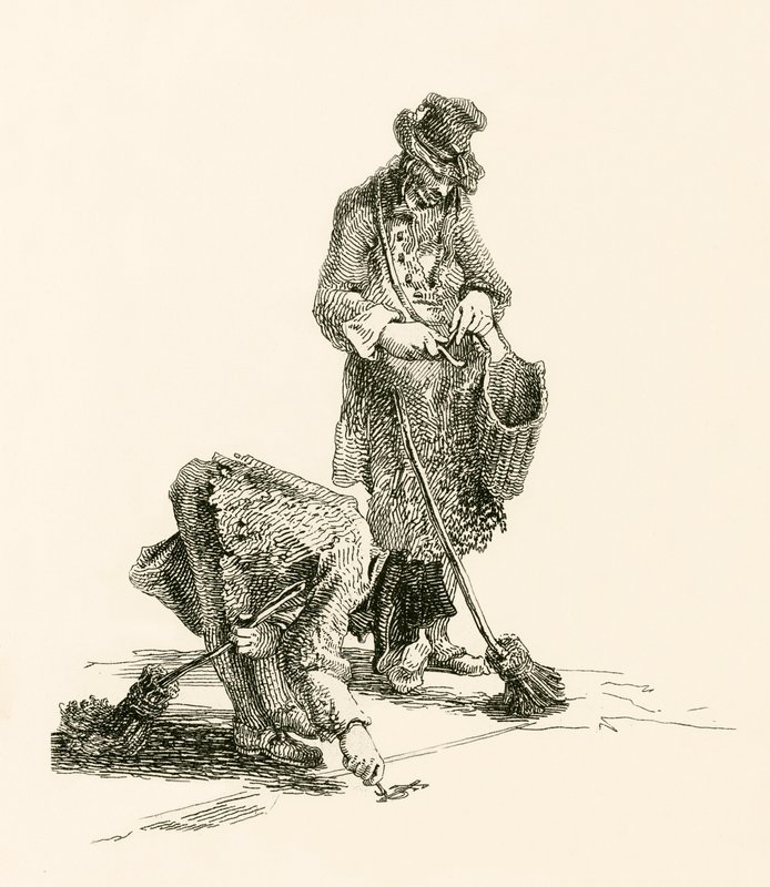 Bill Row und John Taylor, zwei Grubber von English School