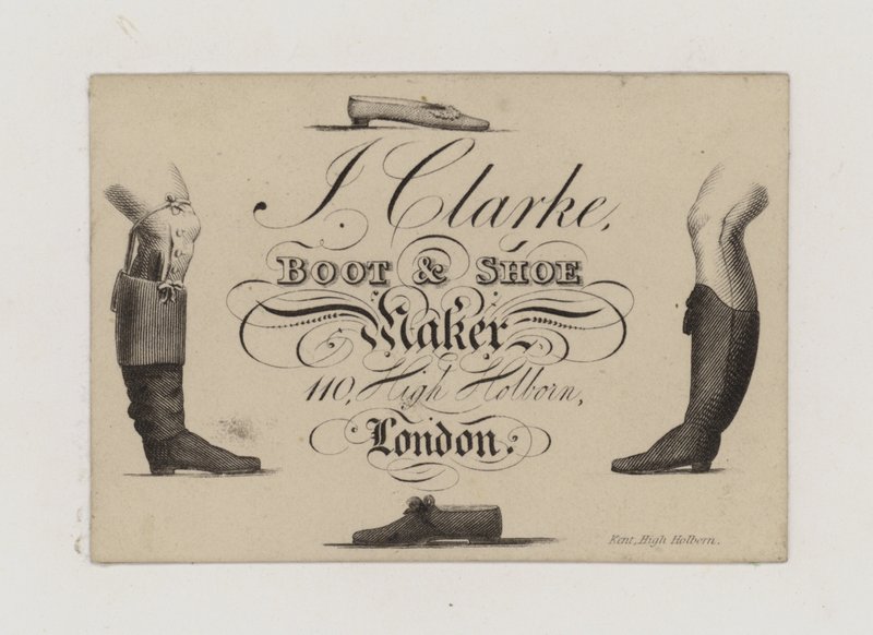 Schuhmacher, J Clarke, Visitenkarte von English School