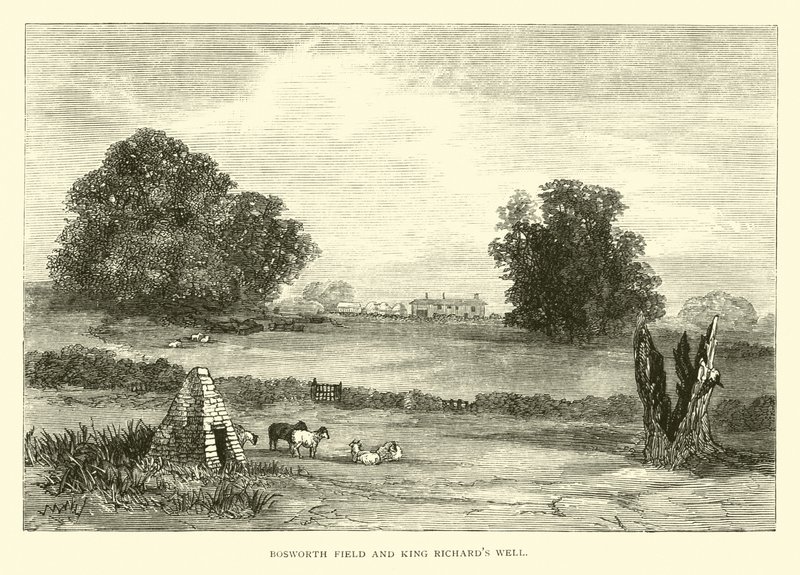 Bosworth Field und King Richards Brunnen von English School