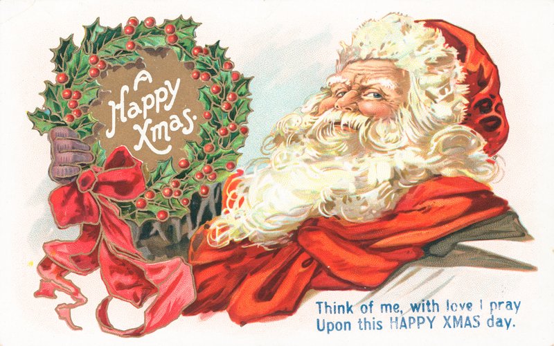 Britische Weihnachtskarte von English School