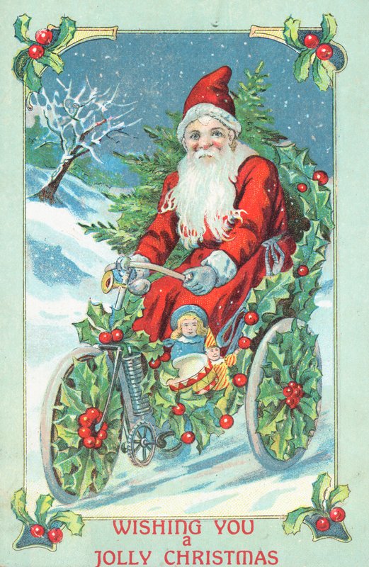 Britische Weihnachtskarte von English School