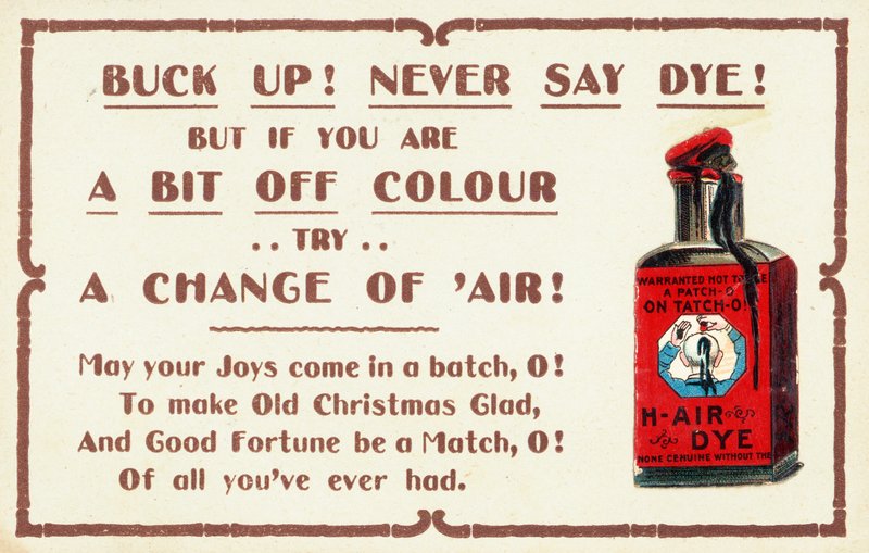 Britische Weihnachtskarte von English School