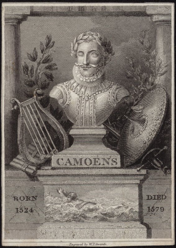 Büste von Luis de Camoens von English School