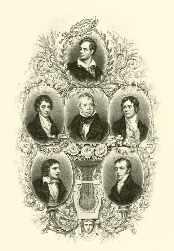 Byron, Southey, Scott, Coleridge, Keats, Montgomery von English School