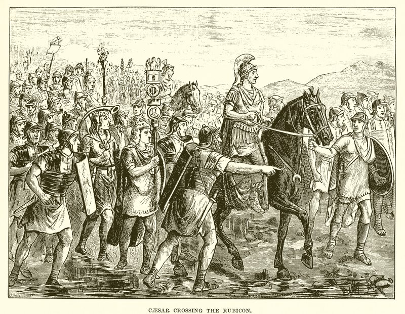 Caesar überquert den Rubikon von English School