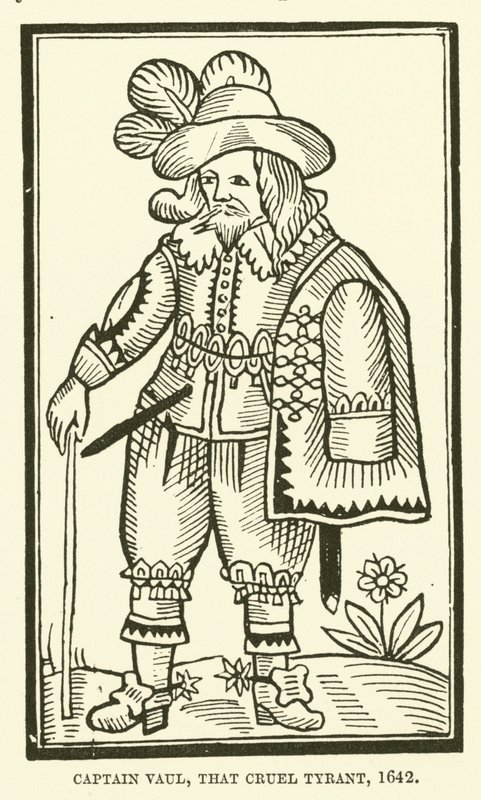 Kapitän Vaul, der grausame Tyrann, 1642 von English School
