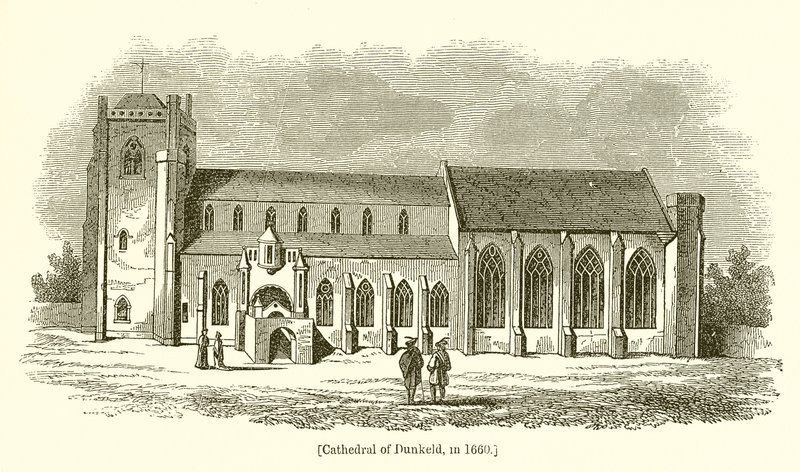 Kathedrale von Dunkeld, 1660 von English School