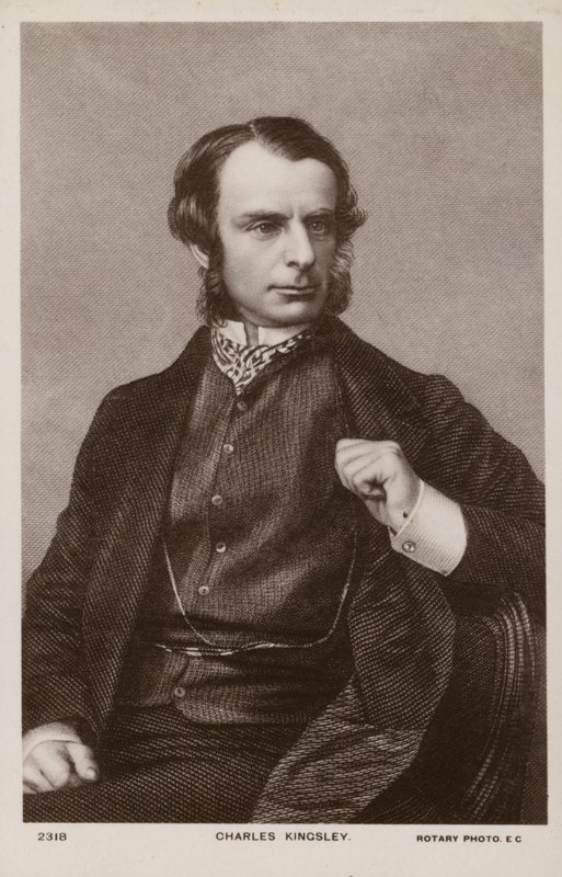 Charles Kingsley (1819-1875), englischer Geistlicher, Historiker und Romanautor von English School