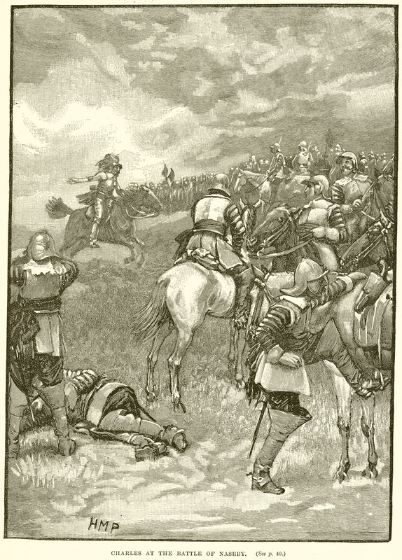 Charles in der Schlacht von Naseby von English School