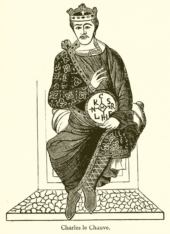 Karl der Kahle von English School