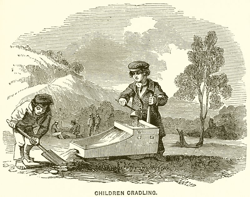 Kinder wiegen von English School