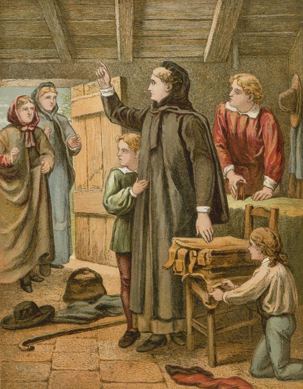 Christiana besucht von zwei Nachbarn von English School