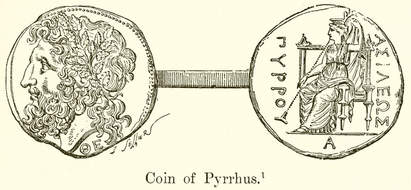 Münze des Pyrrhus von English School