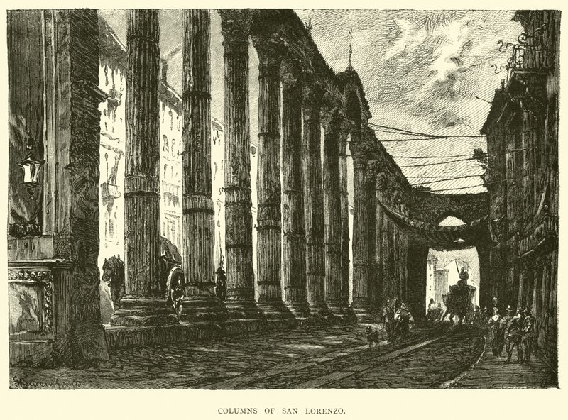 Säulen von San Lorenzo von English School