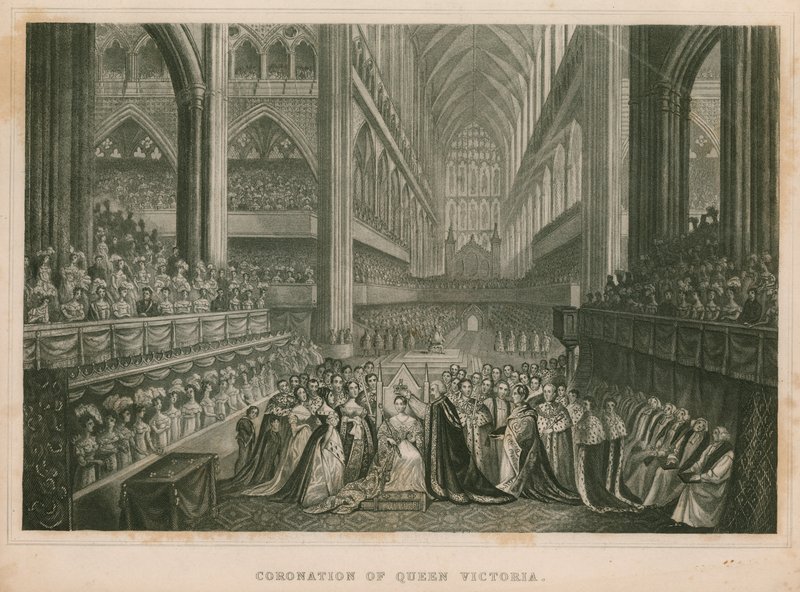 Krönung von Königin Victoria von English School