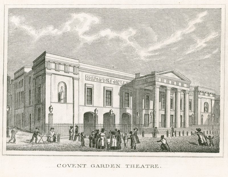 Covent Garden Theatre, London von English School
