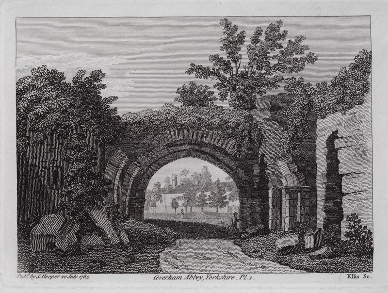 Coverham Abbey, Yorkshire von English School