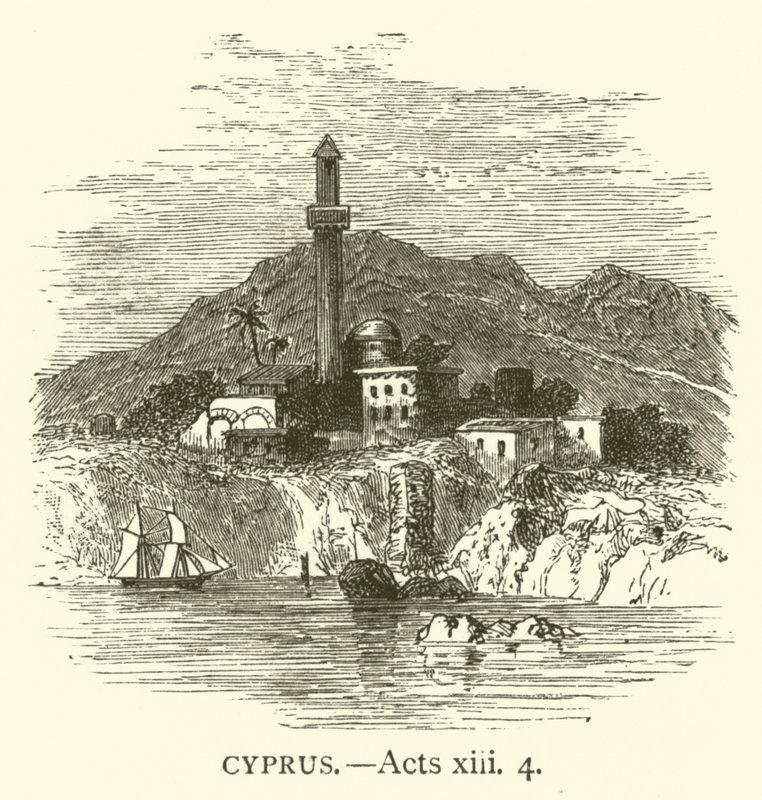 Zypern (Apostelgeschichte, xiii, 4) von English School