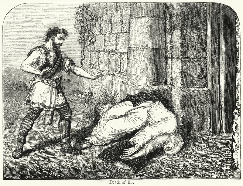 Tod von Eli (Gravur) von English School