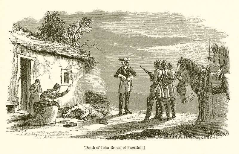 Tod von John Brown von Priesthill von English School