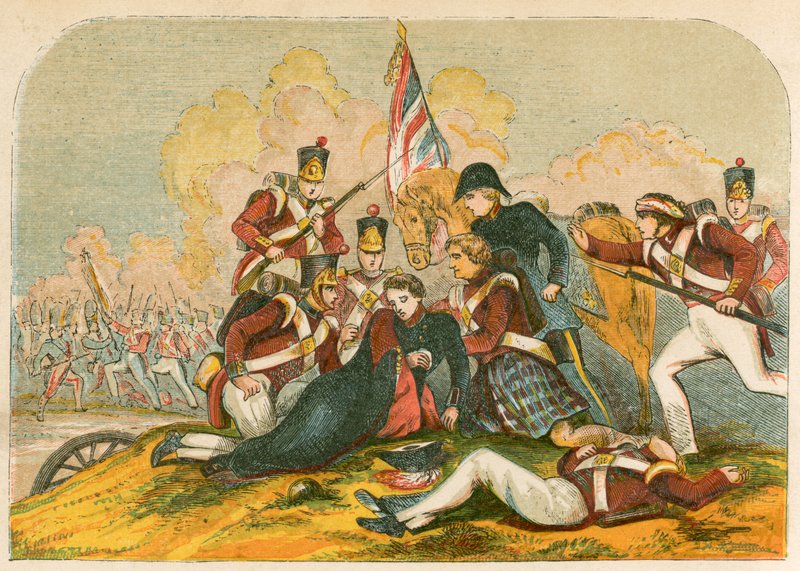 Tod von Sir John Moore in Corunna von English School
