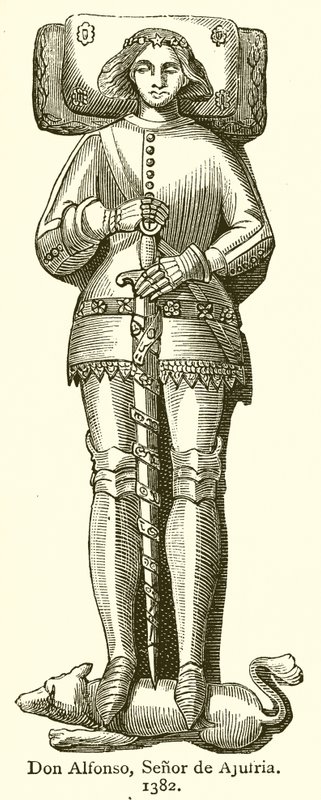 Don Alfonso, Herr von Ajufria. 1382 von English School