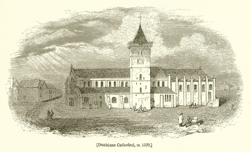 Dunblane Kathedrale, 1620 von English School