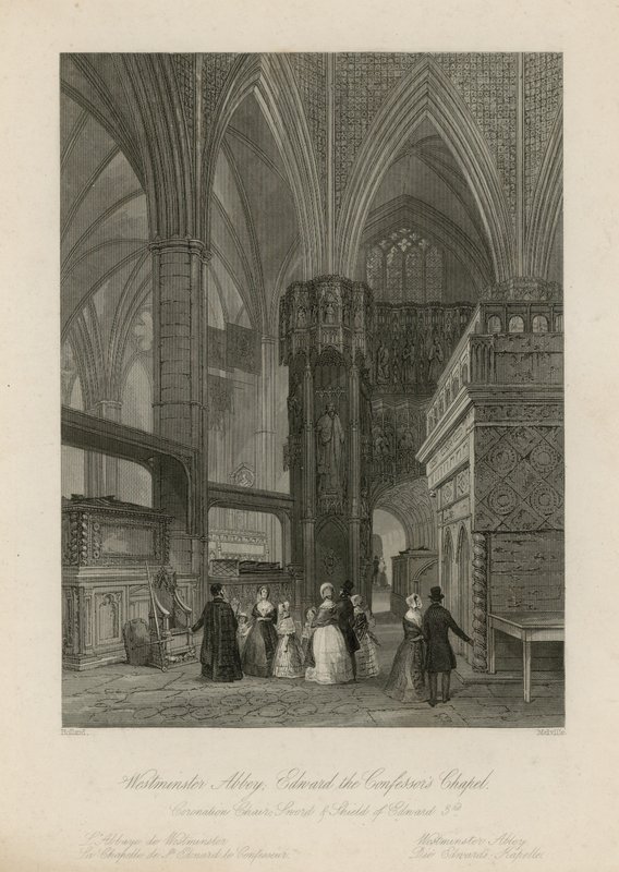 Kapelle von Edward dem Bekenner in der Westminster Abbey von English School