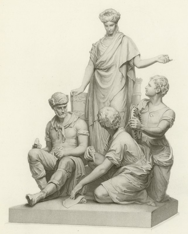 Ingenieurwesen, Albert Memorial, Hyde Park, London von English School