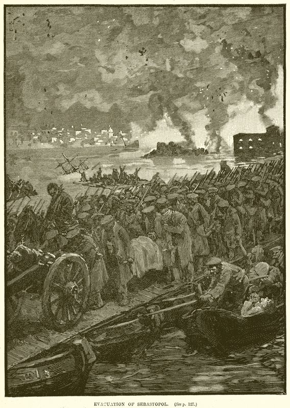 Evakuierung von Sewastopol von English School
