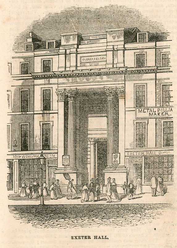 Exeter Hall, Strand, London von English School