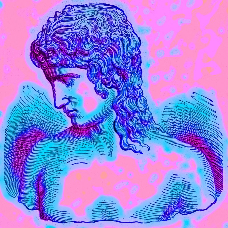 Eros von Praxiteles, Illustration aus Mit den Völkern der Welt von John Clark Ridpath, veröffentlicht 1912 von English School