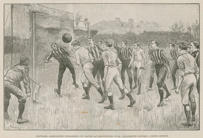Football Association Challenge Cup Spiel im Kennington Oval von English School