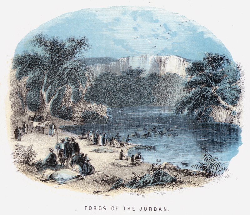 Furten des Jordan von English School