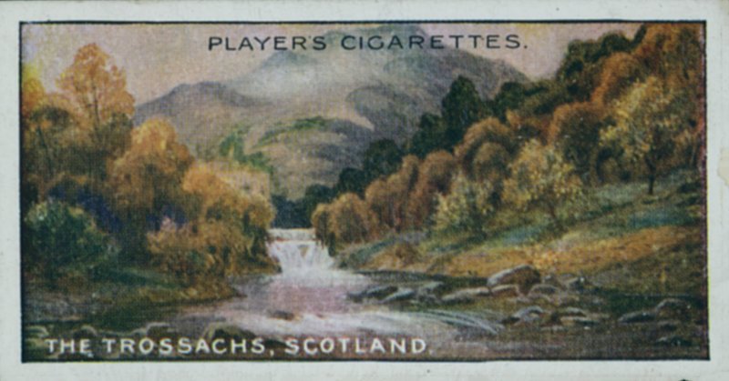 Schätze der britischen Landschaft: Die Trossachs, Schottland von English School