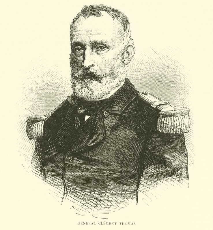 General Clément Thomas, März 1871 von English School