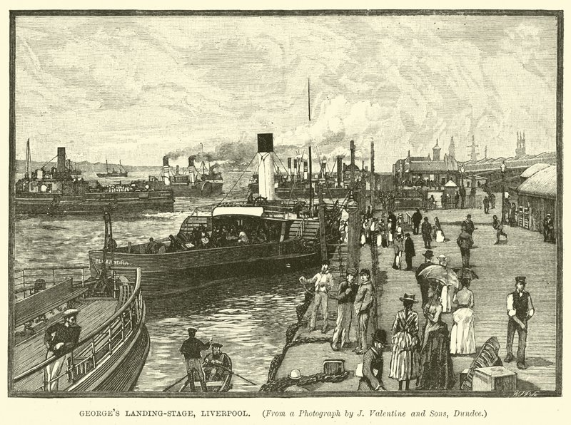 Georges Landungsbrücke, Liverpool von English School