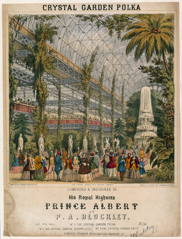 Große Ausstellung, 1851, Crystal Garden Polka von English School