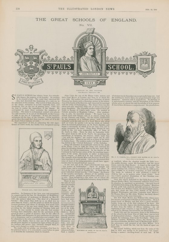 Die großen Schulen Englands von English School