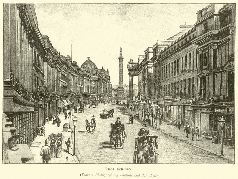 Graue Straße von English School