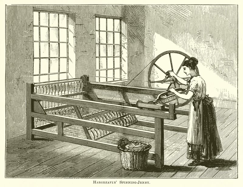 Hargreaves Spinning-Jenny von English School